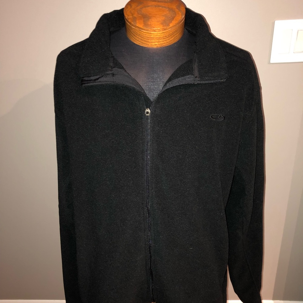 Black Champion fleece with full zipper